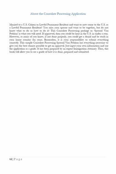 Rocket Immigration Petitions Immigration Visa Consulate Processing Application for the DS-260